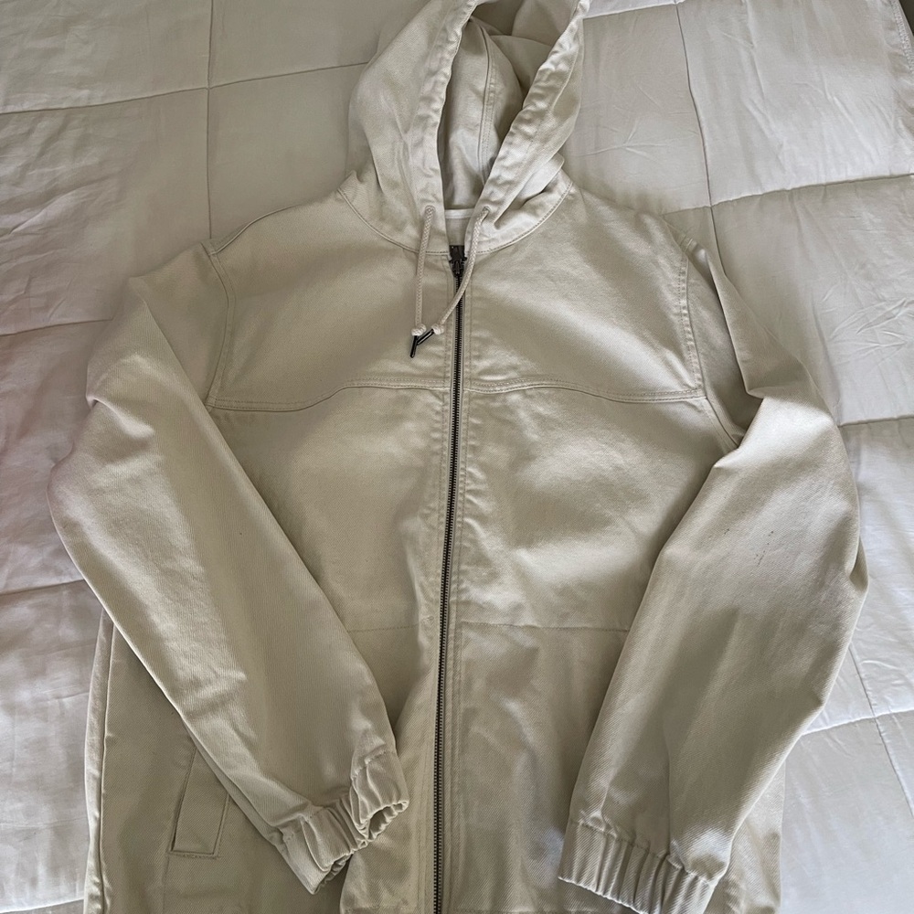 GAP Men's Beige Hooded Jacket